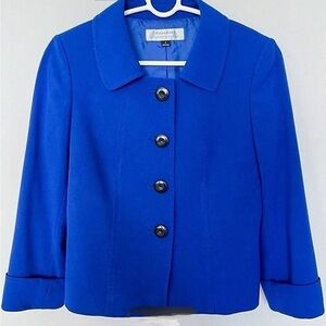 Tahari Royal Blue Women's Suit Jacket